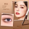Double-Ended Gel Eyeliner Pen with Blade Brush, Smudge-Proof, Waterproof, Long-Lasting, for Beginners, Ultra-Fine Eyeliner Pen