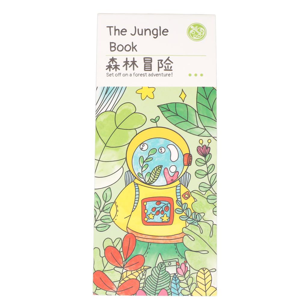 Pocket Painting Book Cartoon Theme Color Recognition Hand Eye Coordination Water Coloring Book for
