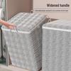 Foldable Cotton Quilt Storage Bag - Large Capacity, Dustproof, Moistureproof for Wardrobe or Moving