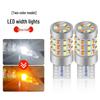 Motorcycle & Car Dual Color High Brightness T10/T15 42SMD Parking/Turn Signal W5W Tail Light Bulb