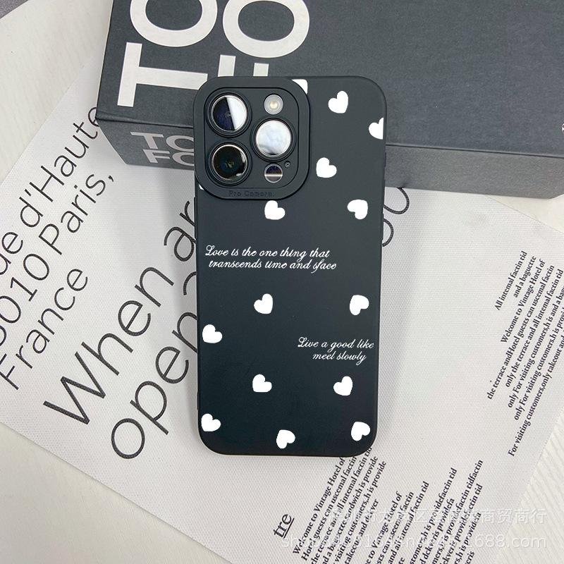 English love applies to Apple 15 mobile phone case iphone12promax set 14/13/11/XSMAX pupil eye 16