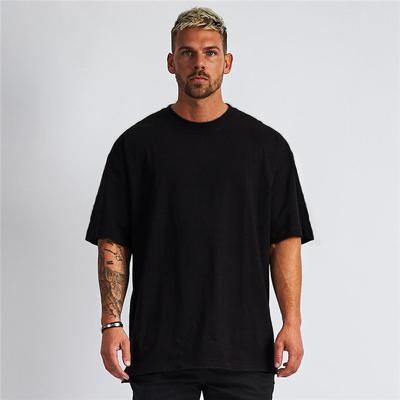 New Men'S Polo Shirt Made Of Pure Cotton With Dropped Shoulders High-Quality Loose Fit For Fitness Versatile For Daily Exercise Short Sleeved Casual