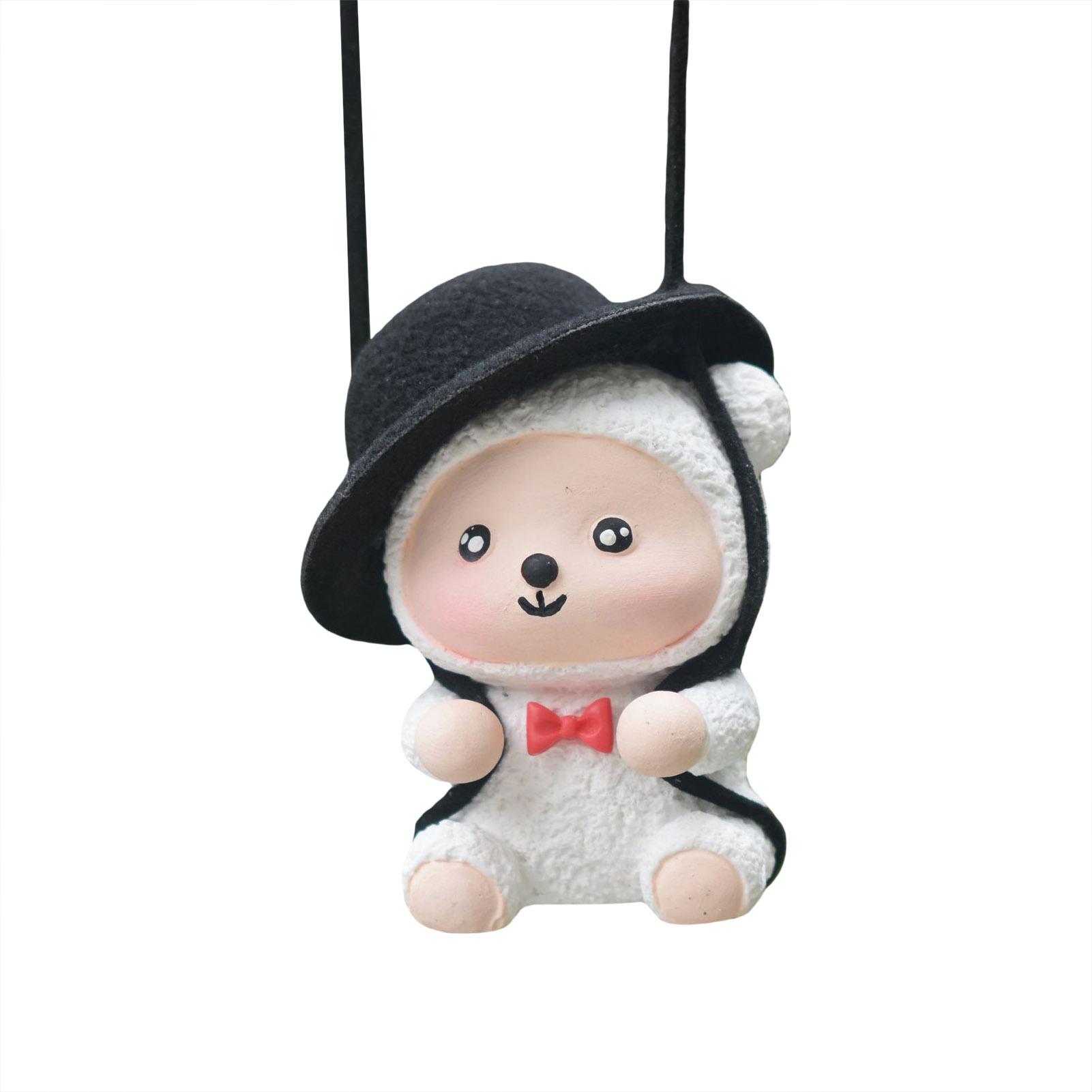 

Милый мишка качели подвеска для автомобиля качели медведь зеркало подвески для автомобиля декоративные украшения подвеска для автомобиля качели медведь подвески для автомобиля