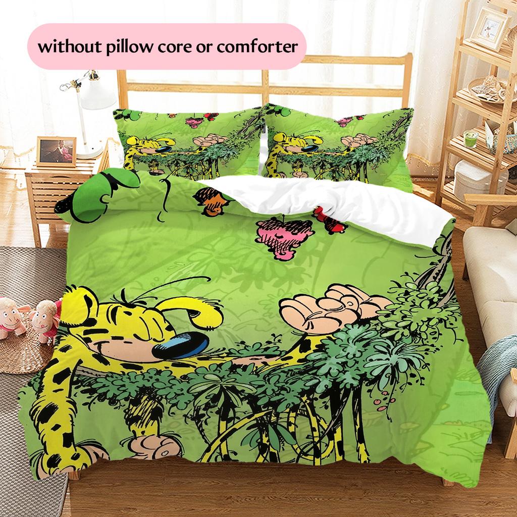 Matthew Pattern Bedding Quilt Set Home Decoration Gift (1 * duvet cover + 2 * pillowcase without core)