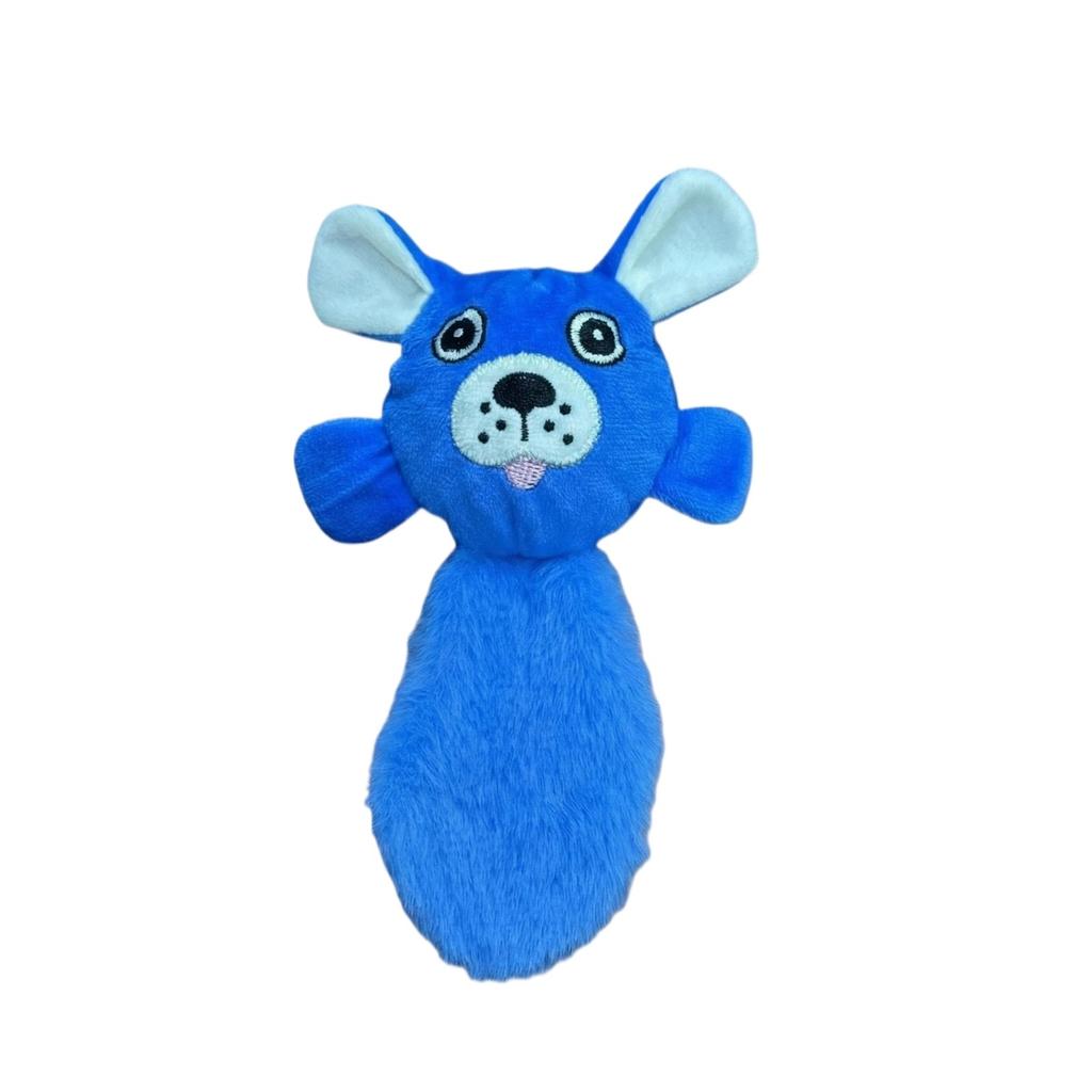 Interactive Squeaky Dog Toys Cartoon Animal Plush Pet Toys Resistant Teeth Grinding Chew Toys