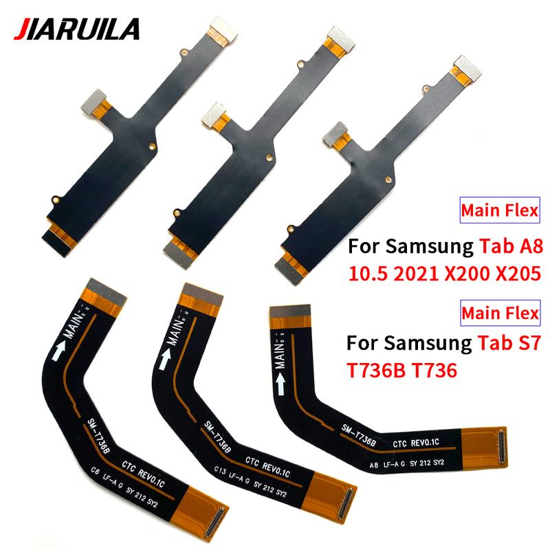 Main FPC LCD Display Connect Mainboard Flex Cable Ribbon For Samsung Tab A7 10.4 2020 T500 T505 A8 10.5 2021 X200 X205 S7 T736