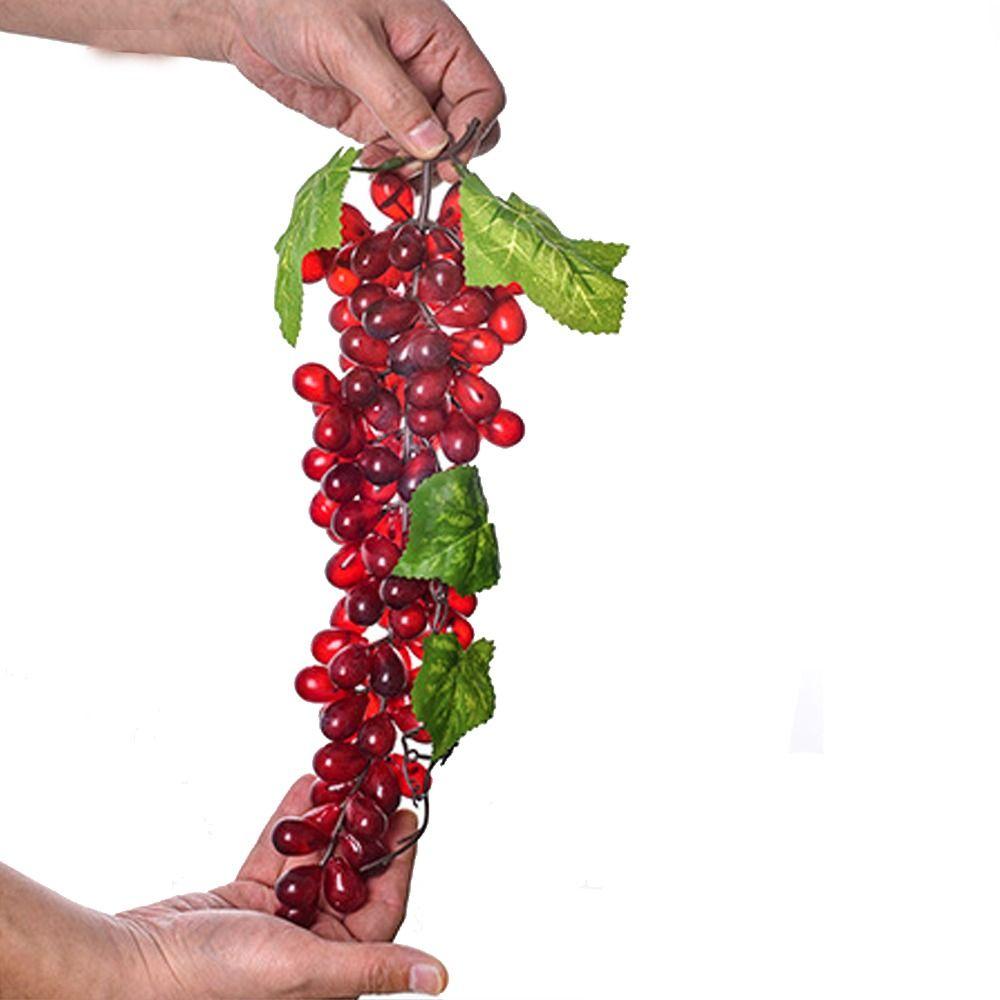 Wiszące Symulowane Owoce Szaszłyki z Winogron Sztuczne Owoce Roślina Dekoracja Modele Owoców Impreza
