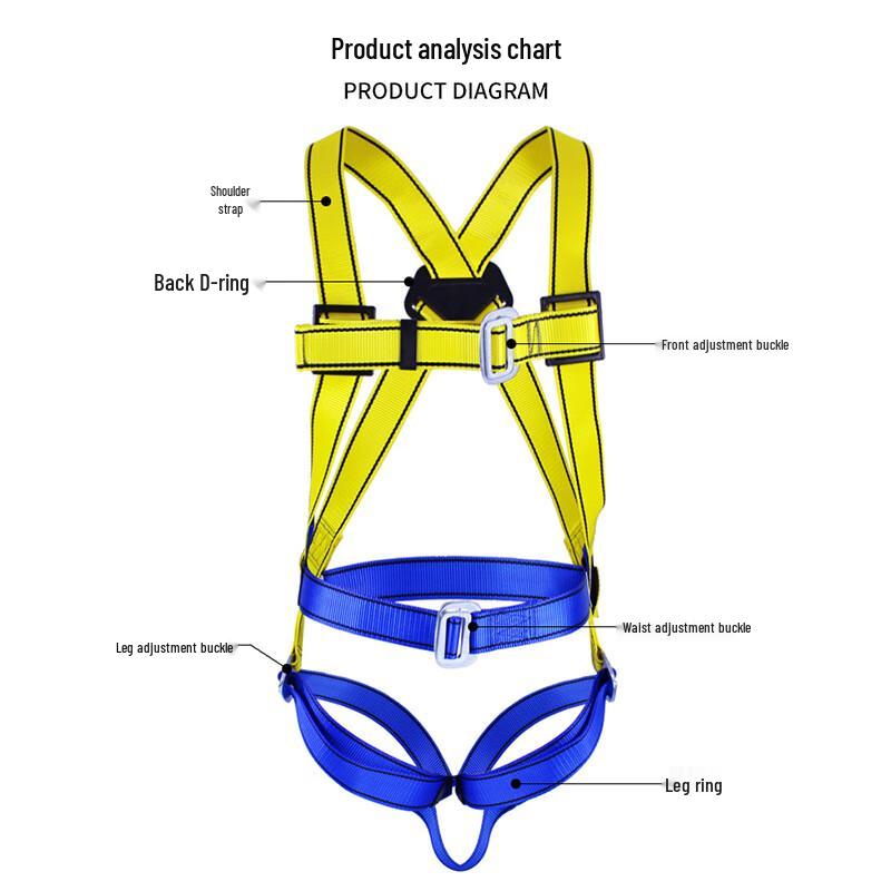 Lieve Full Body Safety Harness with Double Hooks Standard