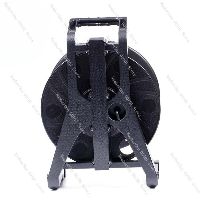 Audio Signal Transmission Cable, Car Video Signal Cable Reel, Portable Winding Reel, Durable Plastic Reel
