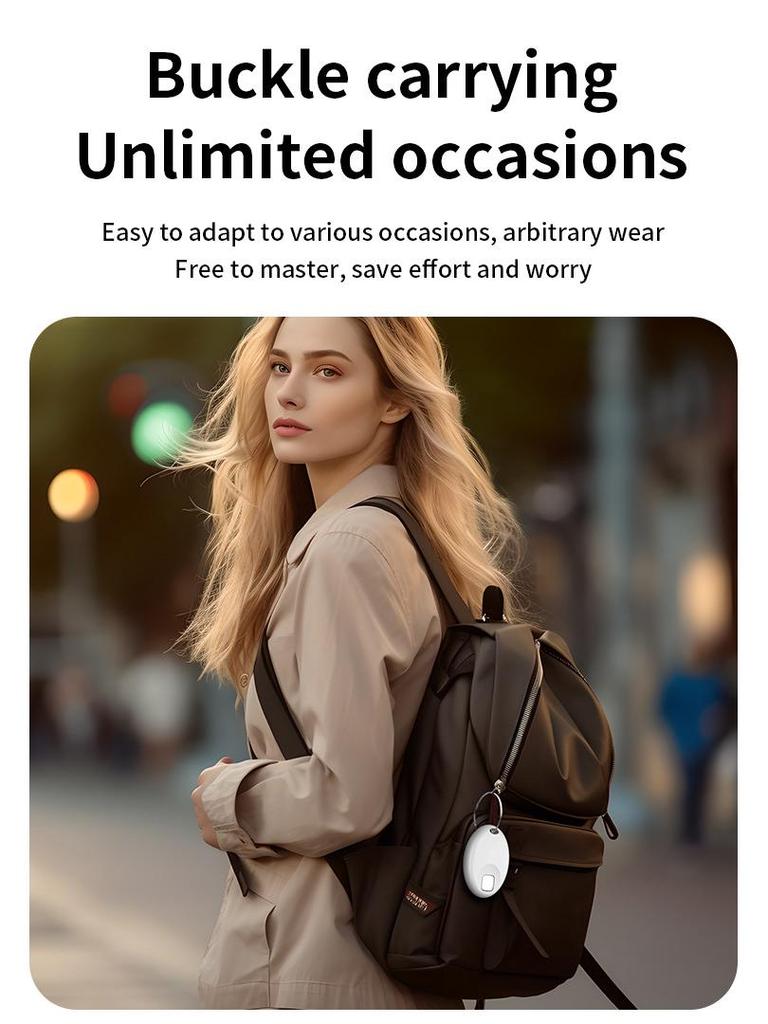 Localizador Airtag: Dispositivo Inteligente Bluetooth Anti-Perda para Animais de Estimação