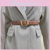 Leather Genuine Handmade Waist Belt Classic Pin Clasp Commuter Style Supplies