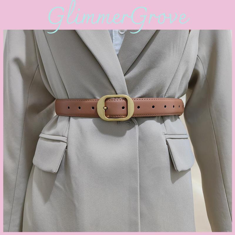 Leather Genuine Handmade Waist Belt Classic Pin Clasp Commuter Style Supplies