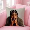2P-Pac Tupac S-Shakur Cushion Cover Comfortable Reversible Pillow Cover Ideal For Car Sofa Bedroom & Beyond