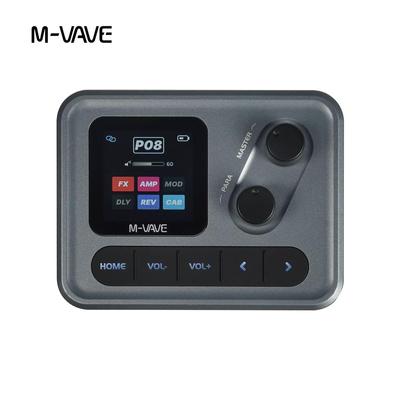 Pedale Amplificatore Mini per Chitarra M-VAVE: Effetti Bassi Tascabili con Riduzione del Rumore, Delay e Riverbero