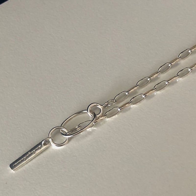 

lalasalama Link Bracelet Silver engraving