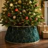 Round Christmas Tree Skirts Foldable Xmas Tree Foot Cover Christmas Tree Collar  Office