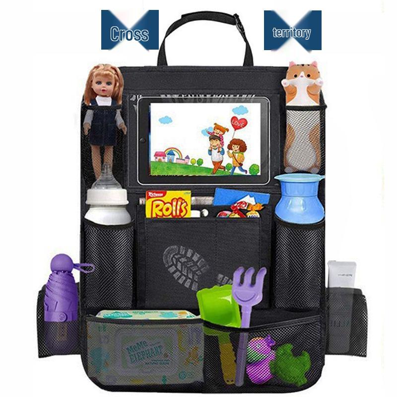 Multi-Functional Car Seat Back Organizer - Oxford Cloth Anti-Kick Hanging Storage Bag