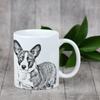 Cardigan Welsh Corgi - kubek z psem, uroczy kubek z grafiką, prezent z Twoim zdjęciem od marki Art-Dog