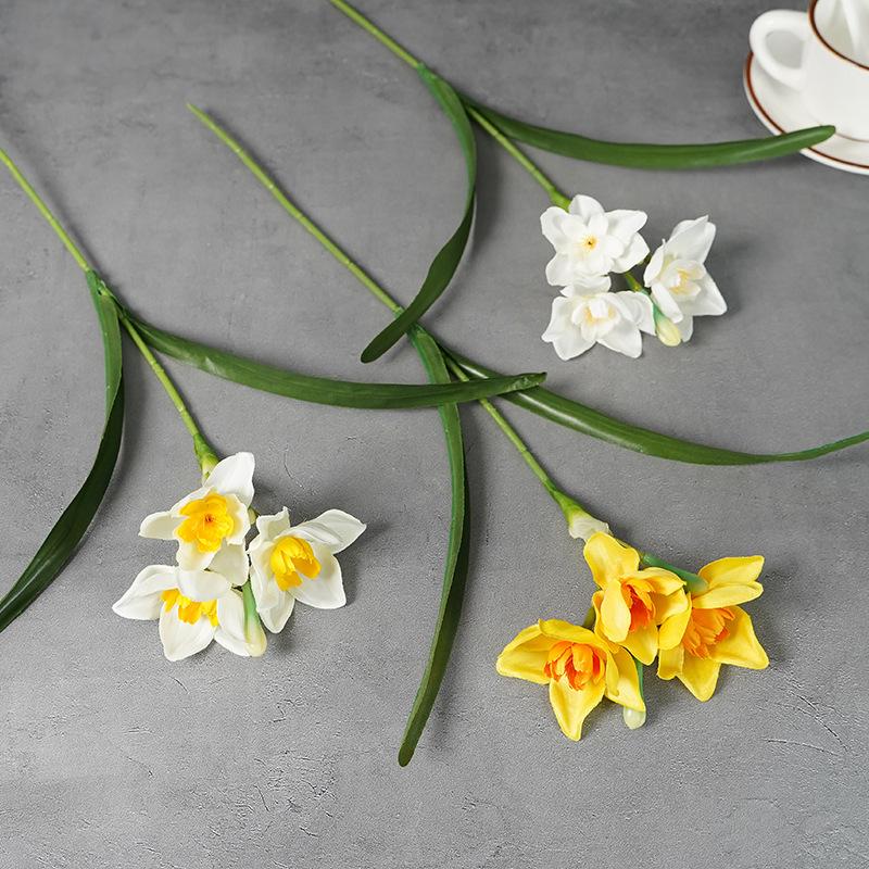 Nordic Simulation Narcissus Tulip Party Dinner Home Living Room Creative Diy Decoration Vase Flower Arrangement Photo Props