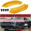 Yellow Front Splitter Bumper Lip Protector Set Fits Dodge Challenger SRT Hellcat