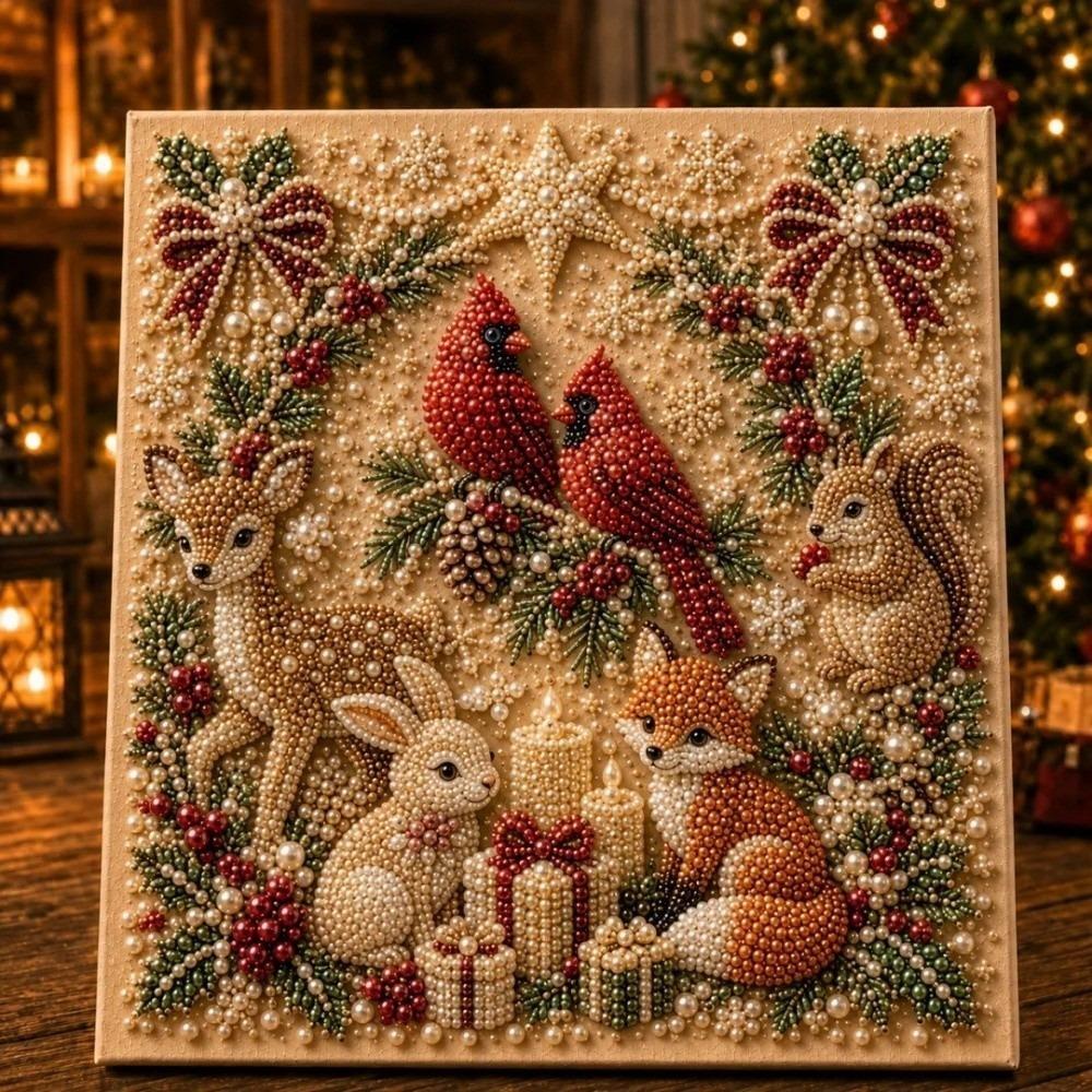 Handmade Christmas Painting Art Kit Santa Painting Set Christmas Halloween
