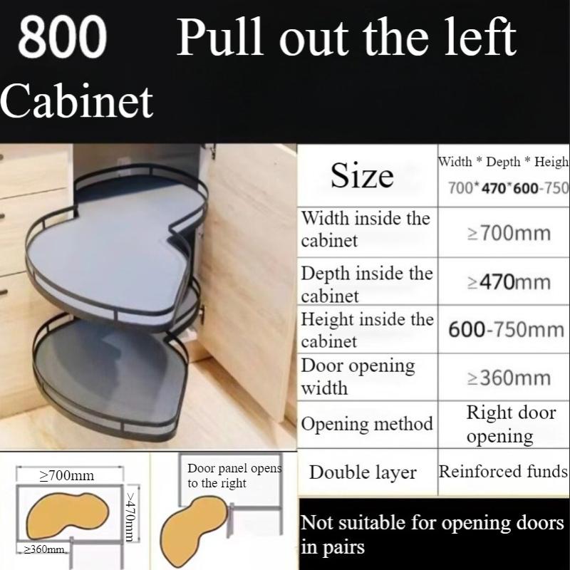 Steel Kitchen Cabinet Storage Home Spices Organizer Stackable Closet Drawer Furniture Household Hanging Cabinet Accessories
