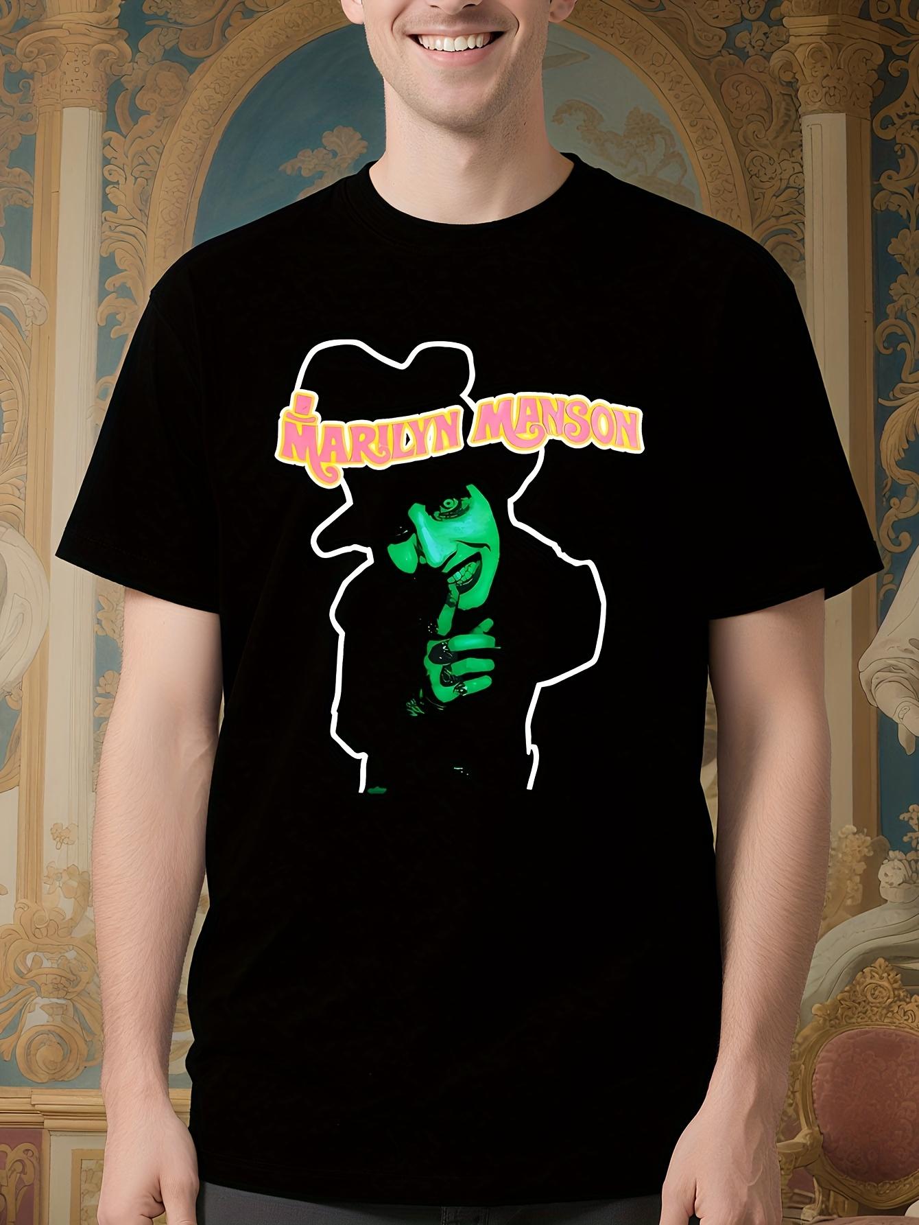 Vintage 90 S Graphic Tshirt - Marilyn Manson Dope Print XXXL