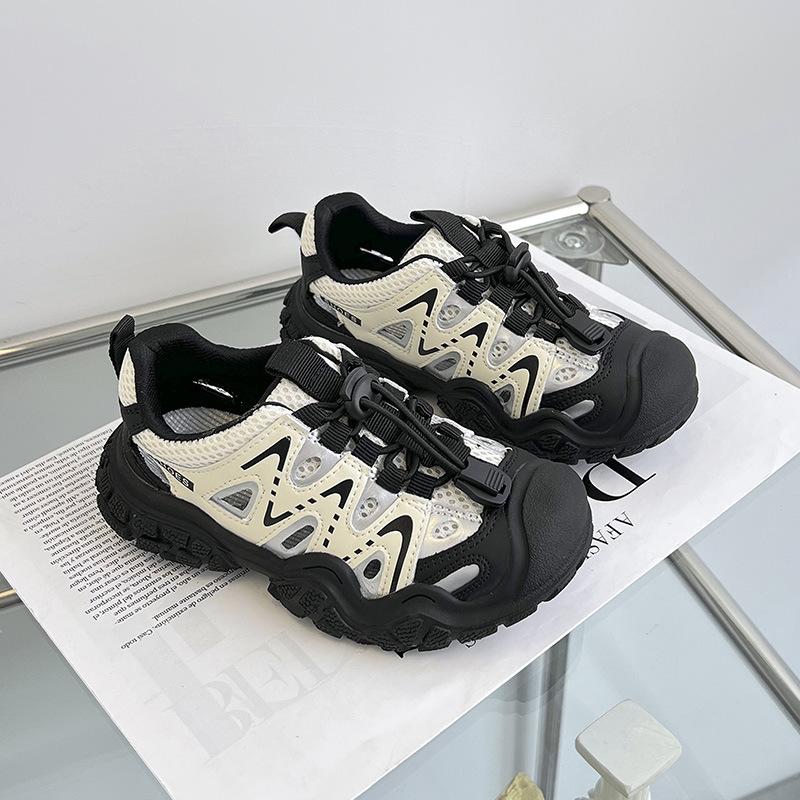 Summer Boys Hollow Sports Shoes Children's Mesh Casual Girls Soft-soled Shoes Dad Shoes Breathable and Comfortable