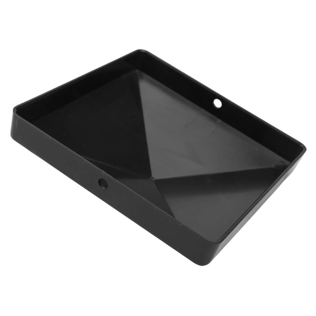 4x4 Post Cap Black Plastic Pyramid Cap Home Improvement Outdoor Use 102.5*102.5 Mm Easy Installation Heavy Duty Construction
