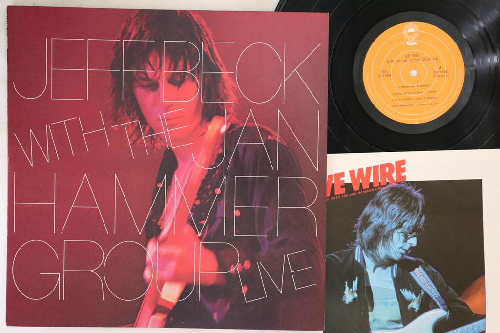 LP Record JEFF BECK - Live 25AP359 EPIC 1977 Japan Rock Used