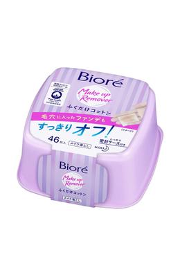 Biore Make-up-Entferner-Tücher Baumwolle 46 Stück