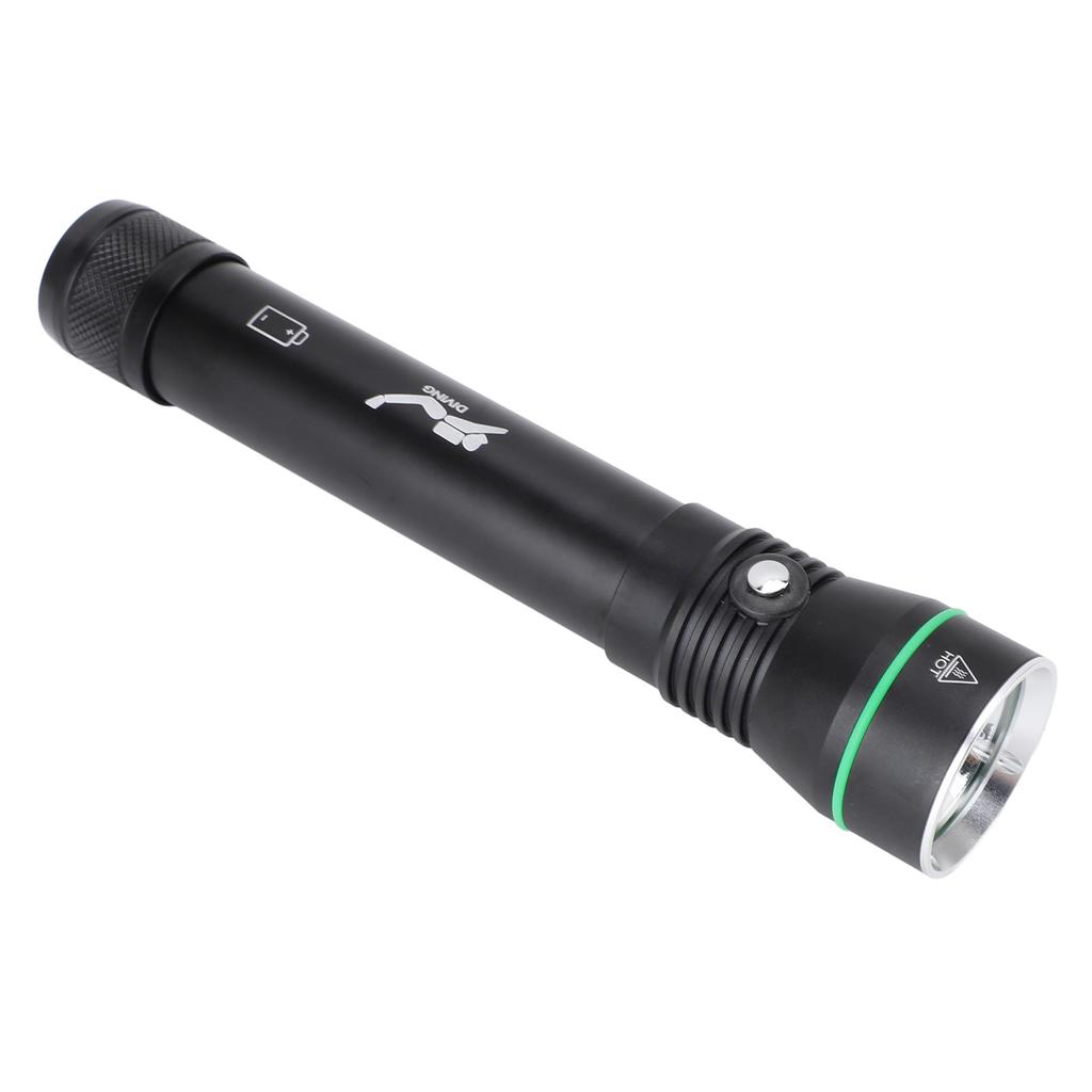 Scuba Diving Flashlight Super Bright 5 Modes P50 LED Underwater Flashlight IPX8 Waterproof Dive