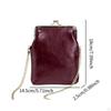 Crossbody Bag Card Case Holder PU Leather Keychain Wallet Casual Pouch Shoulder for
