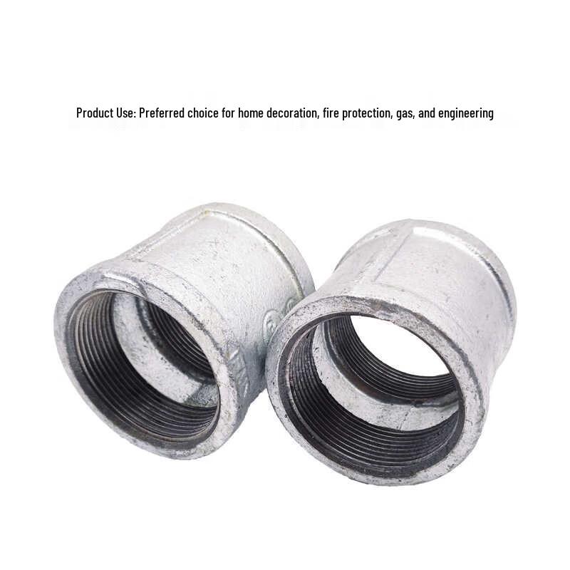 Jiezhuze Galvanized Malleable Iron Straight Pipe Connector