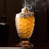 220ml Mermaid Glass Cup Milk Tea Ice Cream Cup Creative Fruit Juice Cold Drink Cup Fish Tail Fish Scale Cup Bar Tool