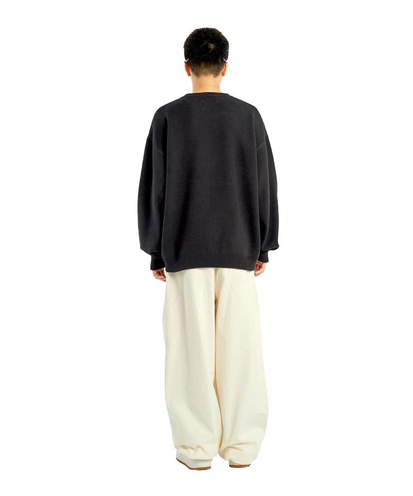 EXERCISE Runner Puzzle Piece Jacquard Knit_Black