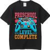 Casual Summer Boys T Shirt Preschool Level Complete Game Controller Short Sleeve Breathable Oneck Teeshirt Men Cotton T Shirt