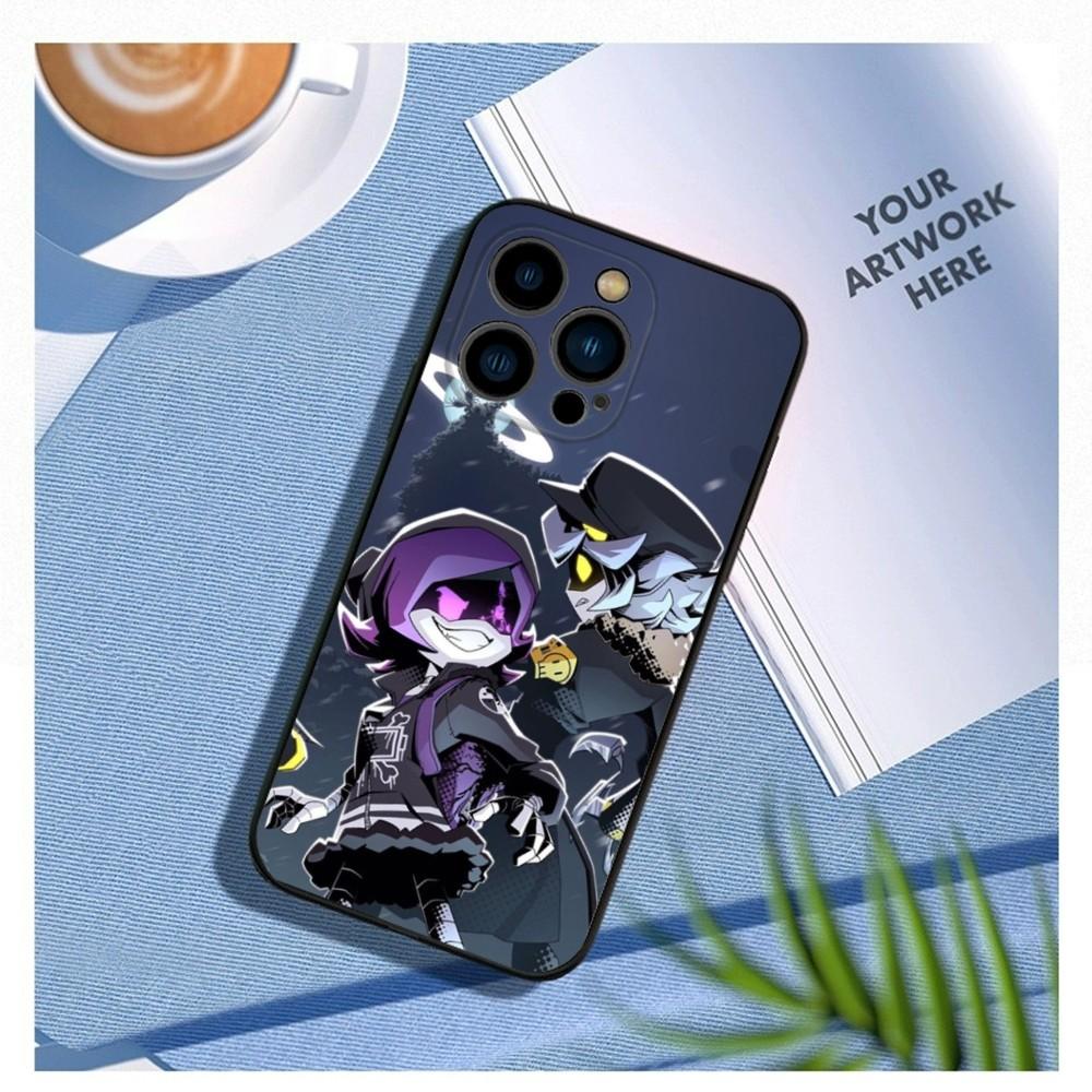 M-Murder Drones N V Uzi Phone Case For iPhone15,14,13,12 Mini 11 Pro XR,X,XS,MAX 7,8 Plus Silicone Cover Soft Black