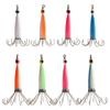 Umbrella-Shaped Style Squid Hook With Fish Eyes Sleeve-Fish Octopus Squid Bait Jig Hook Deep Sea Fishing Lure Cuttlefish Tackle