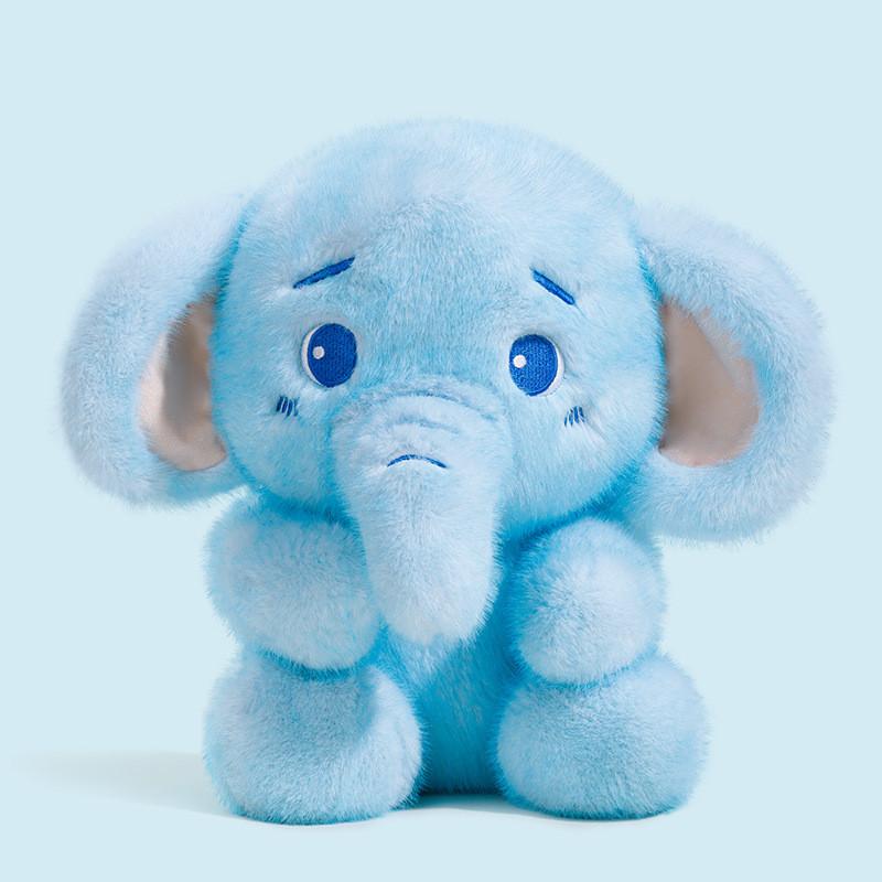 And Cute Aggrieved Expression Elephant Plush Children Toy For Gift Birthday