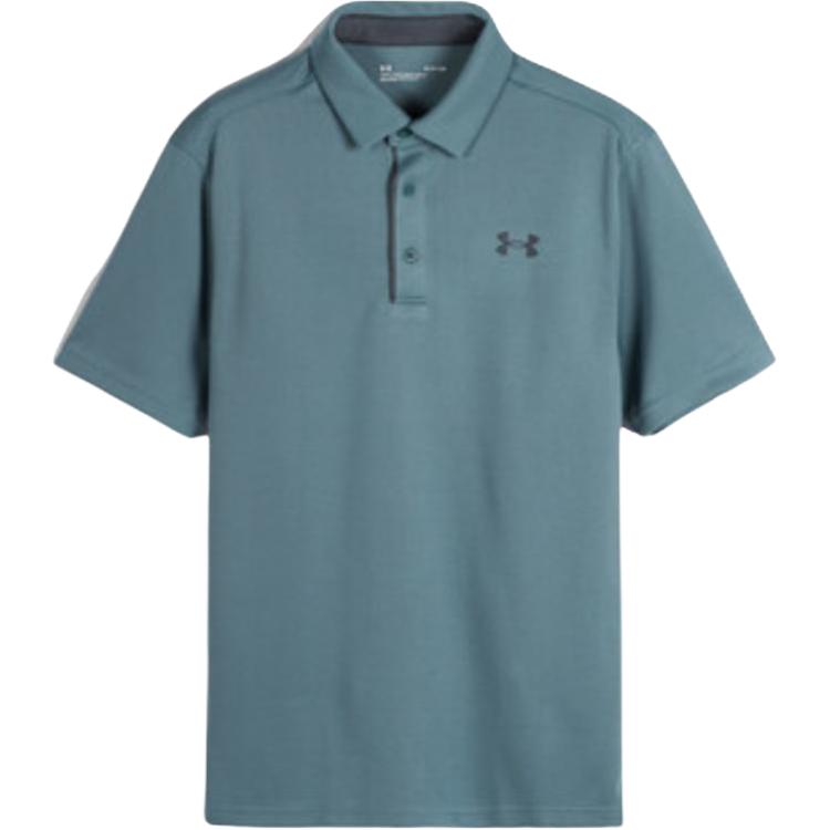 Мужская футболка-поло Under Armour Сине-серая Воротник-поло Умеренный прямой крой 1290140-587 XL