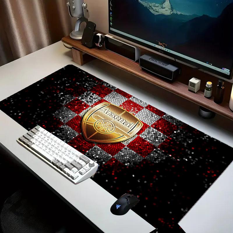 Moment de Celebration d'Arsenal Tapis de Souris Tapis de Bureau, Tapis de Souris Gaming, Tapis de Clavier, Support Caoutchouc Antidérapant Robuste, Cadeau