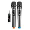Soaiy WS16 Oplaadbare Draadloze Dubbele Microfoon Set