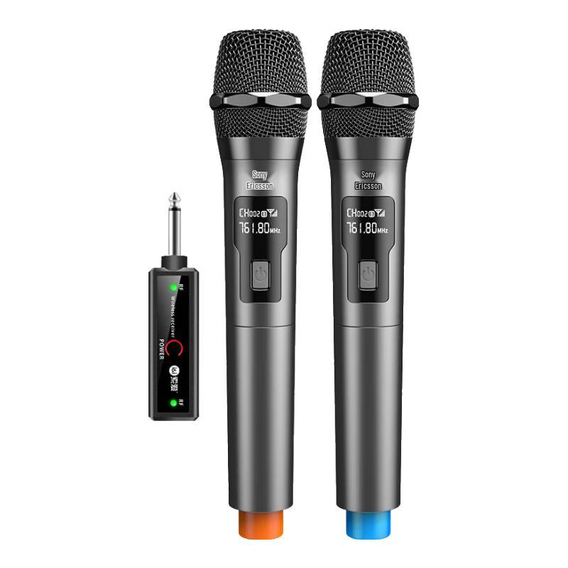 Soaiy WS16 Rechargeable Wireless Dual Microphone Set