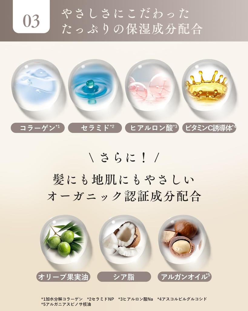 Orna Organic Shampoo and Treatment Set, Additive-Free, Made in Japan (Smooth, 500ml Bottles)