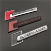 Supercharged Turbocharged Modified Metal Car Side Sticker