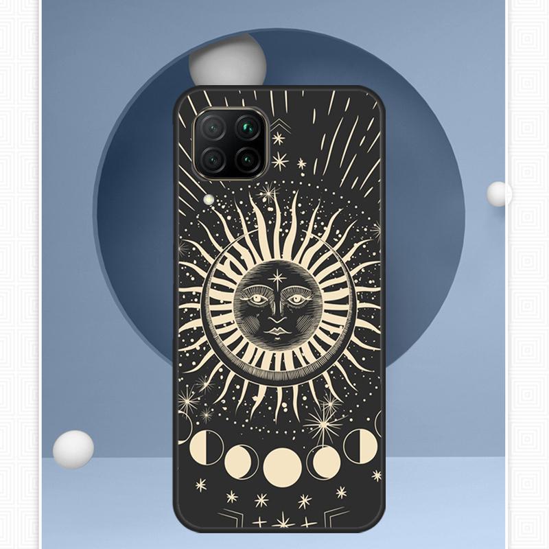 Sun Moon For Huawei Nova 12s 12i 11i 8i Y91 Y60 Y70 Y72 Y90 Y61 9 10 SE P20 P40 Lite P30 P60 Pro Case