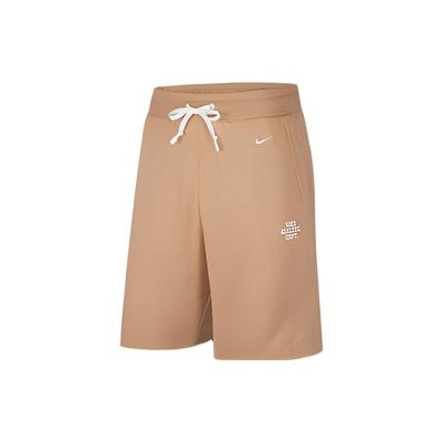 Logo Print Casual Loose Straight Shorts Men Bottoms Beige FD0307-200