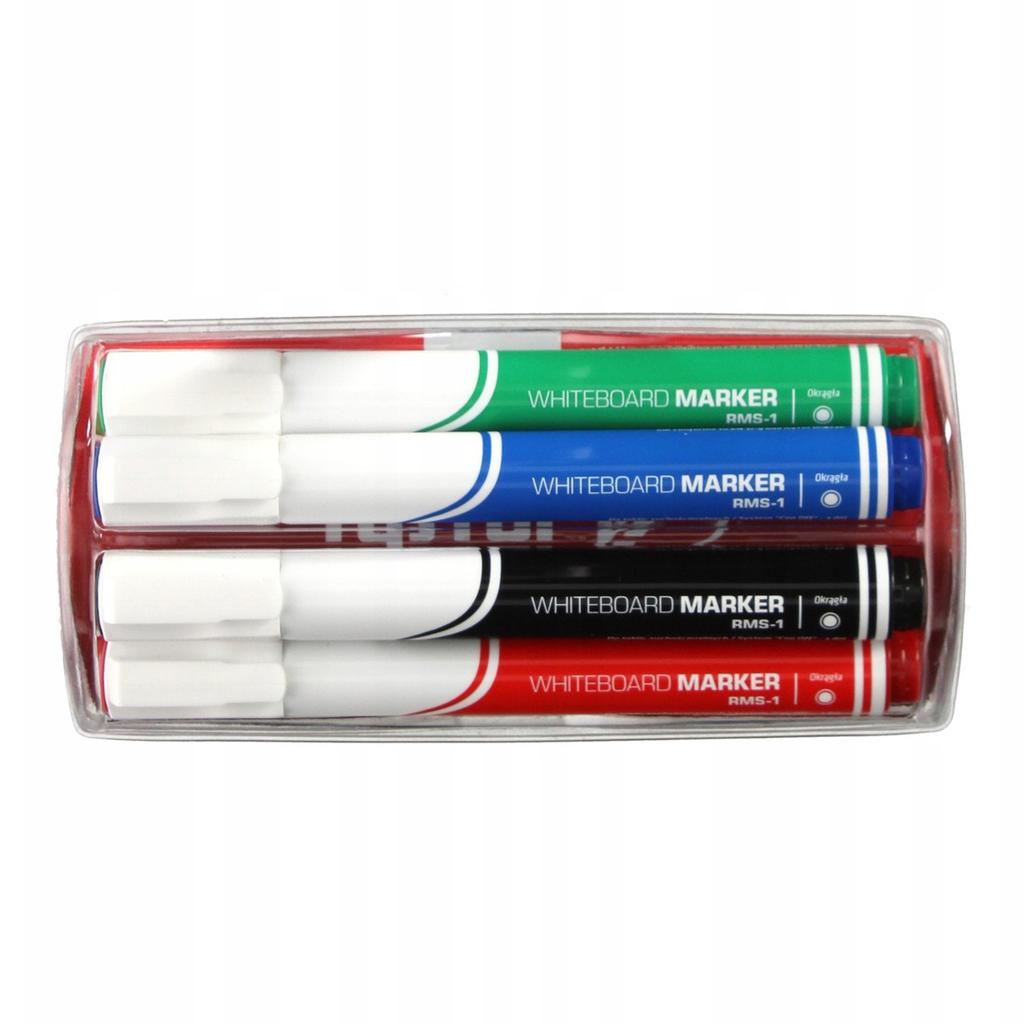 Trocken abwischbarer Marker Rms Set(4) Schwamm+Mag 5528