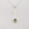 Green Amethyst Gemstone 925 Sterling Silver Handmade Jewelry Designer Pendant 1.79" For Gift PP-69-20